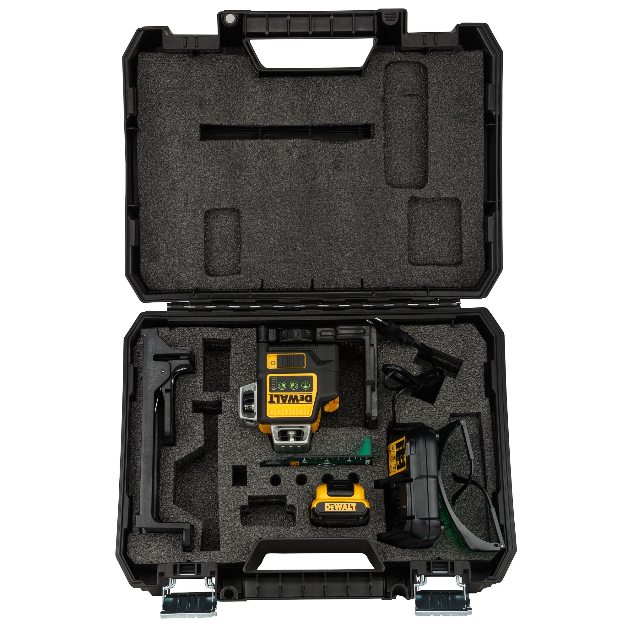 Nivel Laser Verde de 3 lineas 360 a bater as 12V XR DEWALT